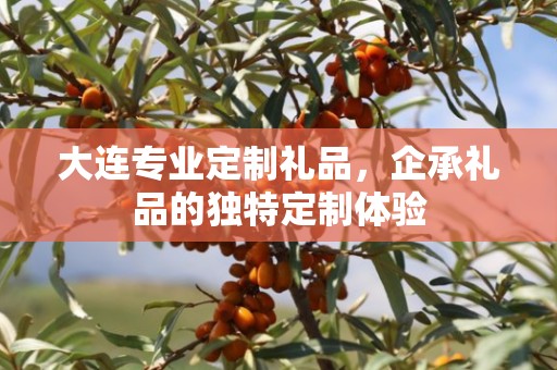 大连专业定制礼品，企承礼品的独特定制体验